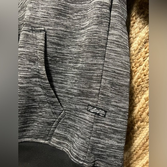 Huntington BC Men's Two Tone Grey Pullover Sweatshirt/Hoodie,Size Small - Picture 2 of 9